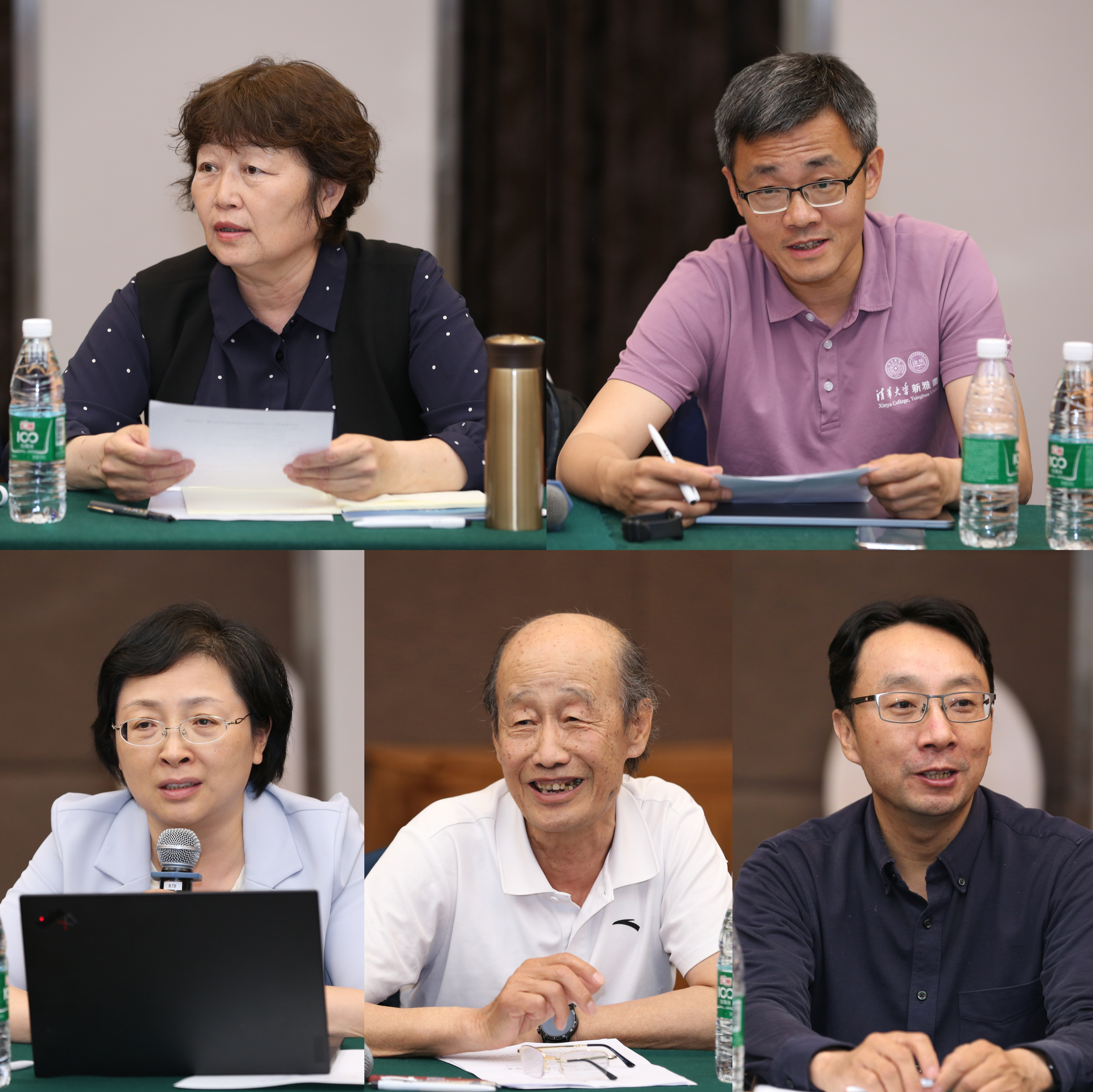20240511-赢博手机版app第十三届青年教师教学沙龙暨教改项目中期交流研讨会-董瑞林-赵青、梅赐琪、朱桂萍、薛芳渝、杨晶介绍比赛情况(从上至下,从左至右).jpg