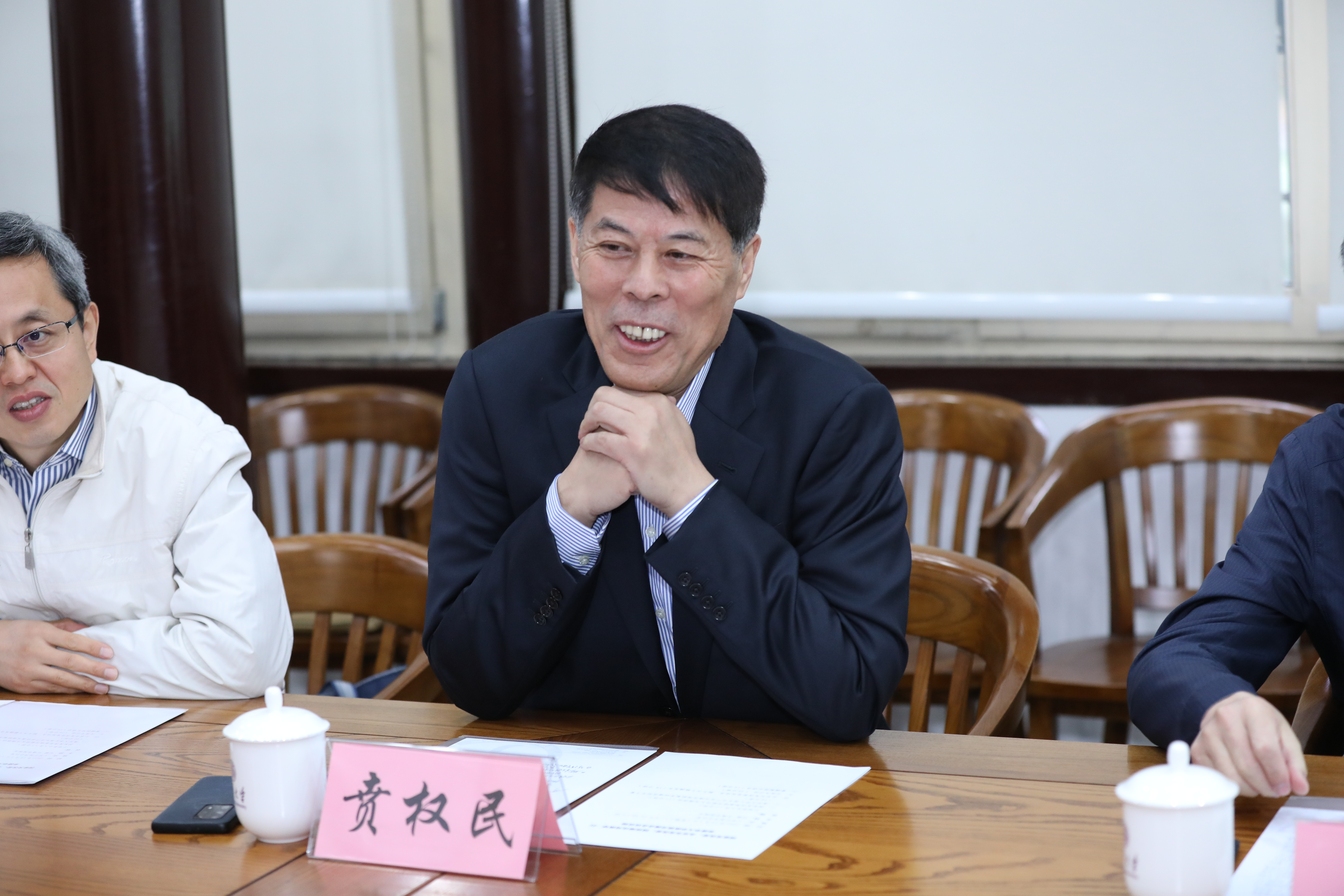 20221005-国家发展改革委基础司马强副司长一行到赢博手机版app调研生态产品价值实现机制研究与实践工作-嘉艺-贲权民发言.jpg