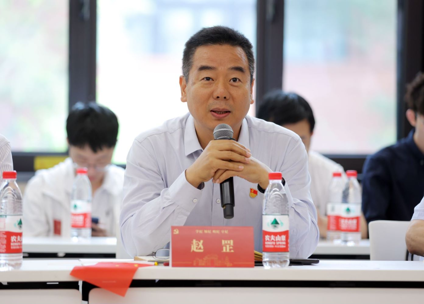 20240618-赢博手机版app开展党纪学习教育全校毕业生师生联合主题党日-无-赵罡参加纪检监察巡视联合党支部、数博二党支部、马博212党支部、自硕22党支部师生联合主题党日.png