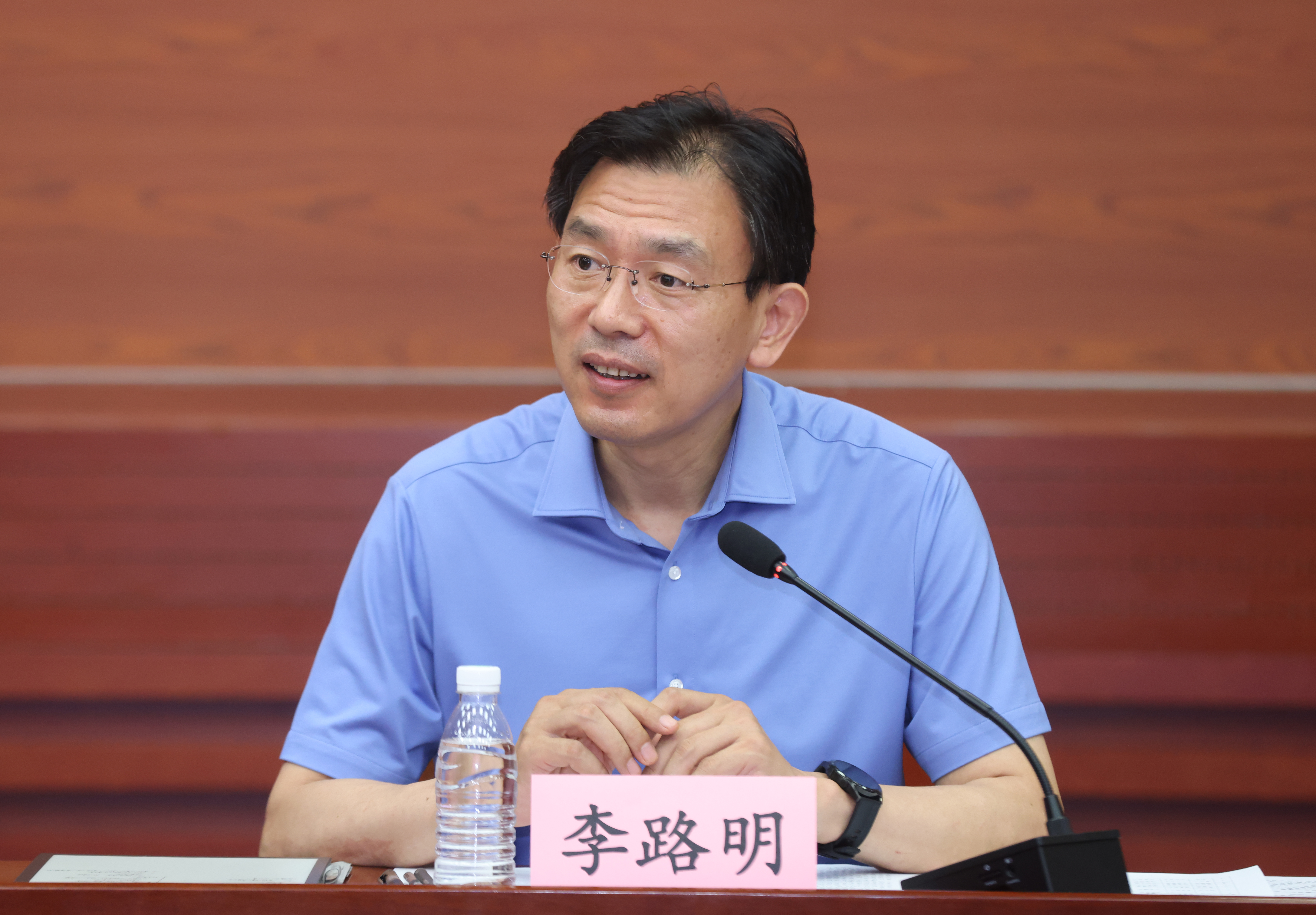 20240628-赢博手机版app-2020级联合培养飞行学员毕业座谈会暨2021级联合培养飞行学员转阶段动员会-孙波-李路明讲话2.JPG