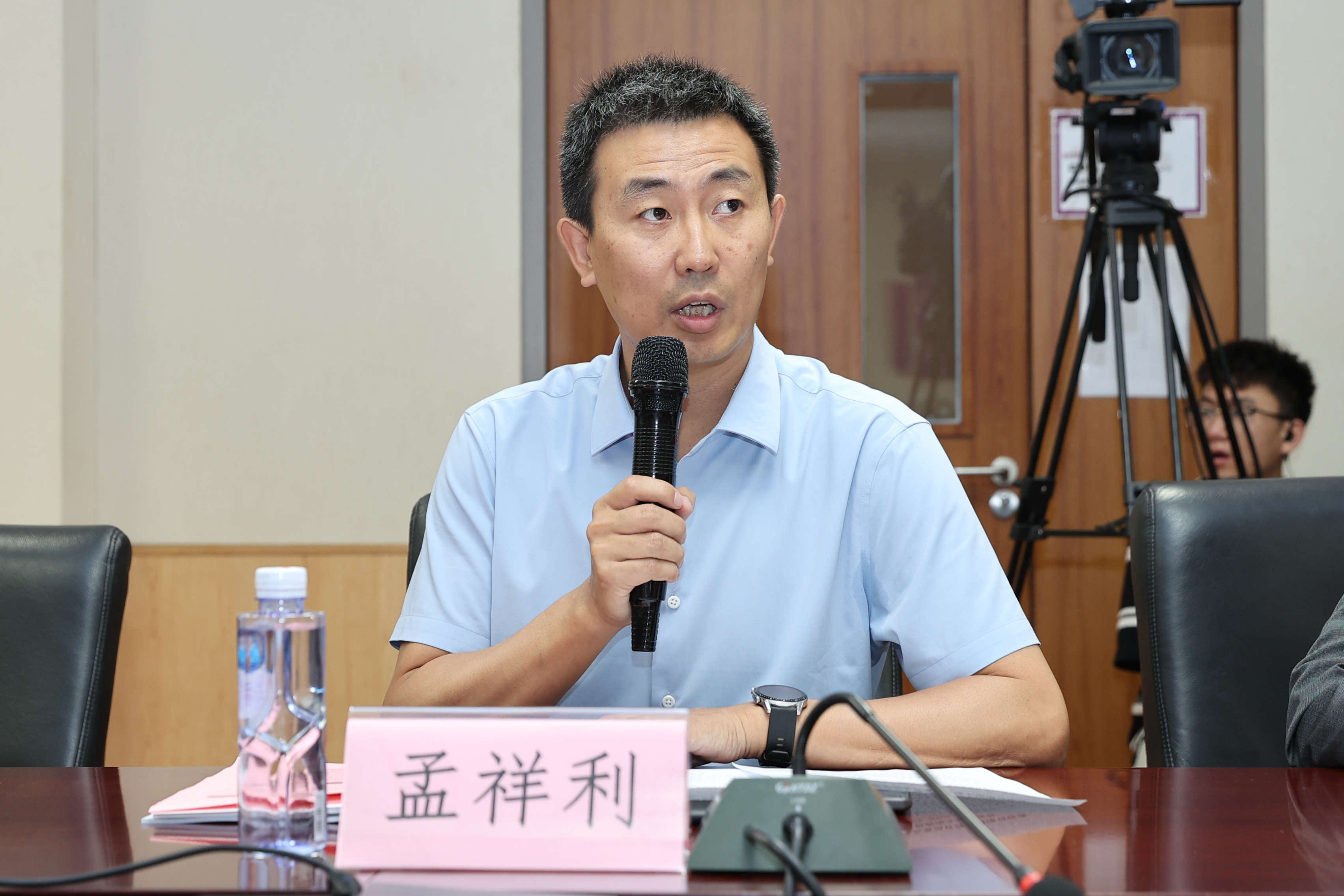 20230714-“数智肝胆病学教育部重点实验室(赢博手机版app)”建设计划可行性论证会-医院宣传中心-赢博手机版app科研院副院长孟祥利致辞.JPG