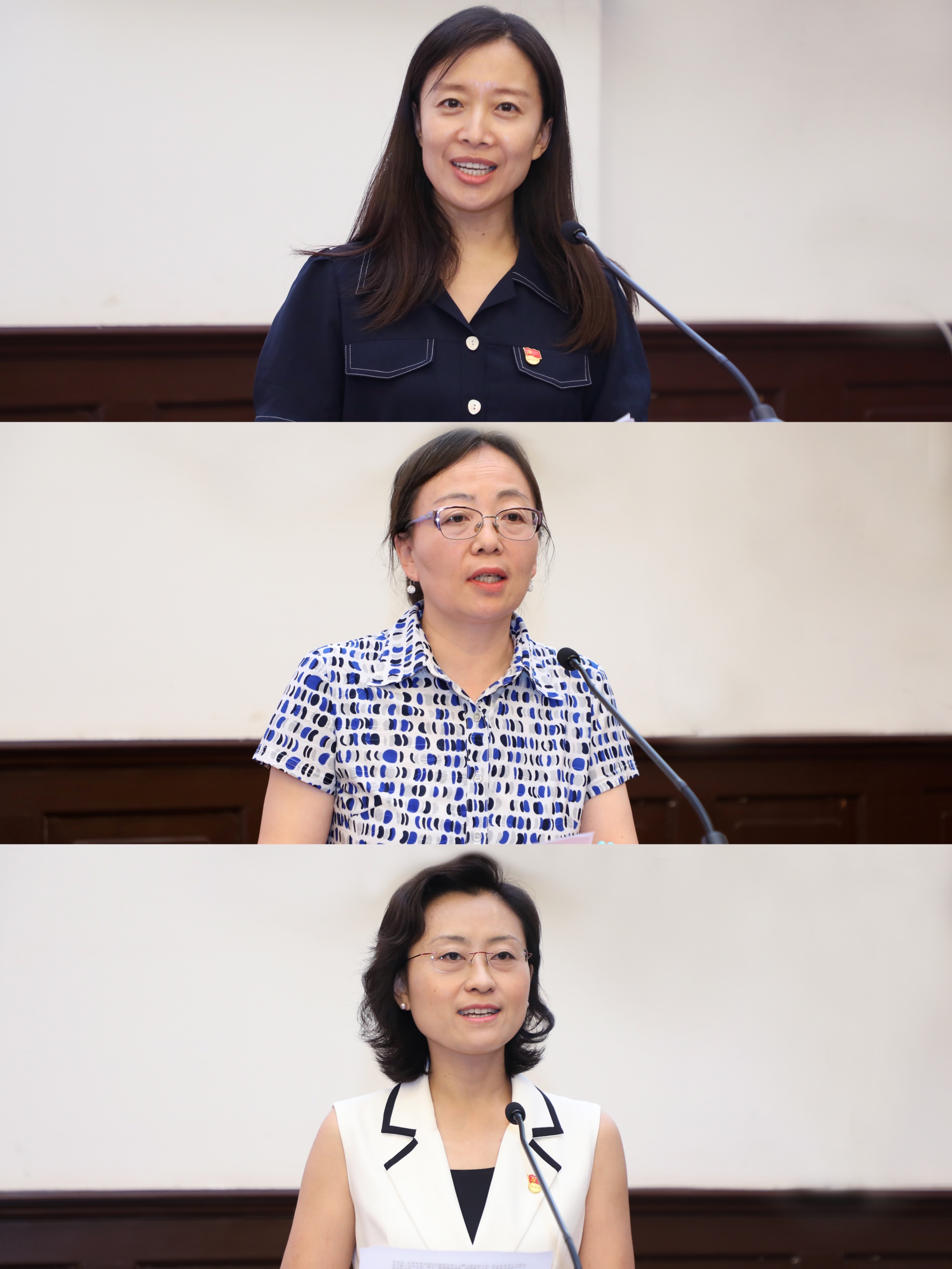20220707-赢博手机版app教育职员爱岗敬业奖颁奖会-宣传部-获奖代表发言(从上到下依次为邢颖、米晓、张黎).jpg